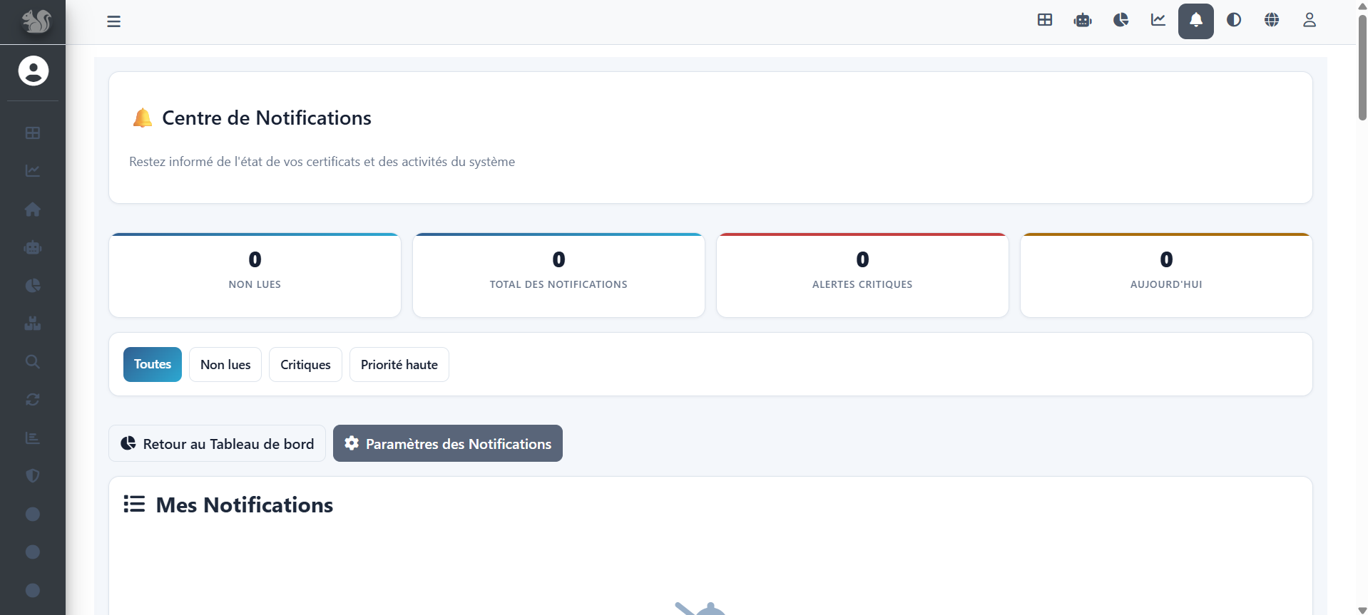 Centre de Notifications
